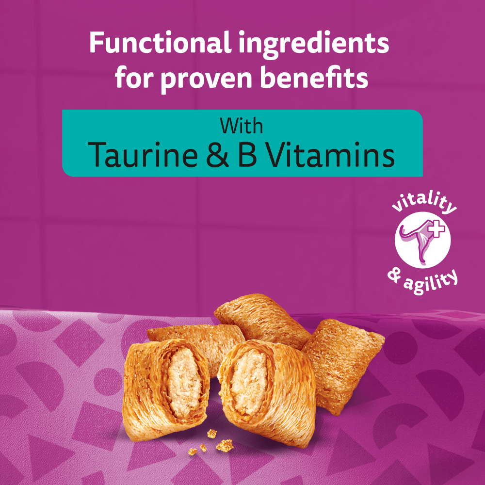 WHISKAS® Pounce & Play Adult Cat Treats with Chicken 45g - 4