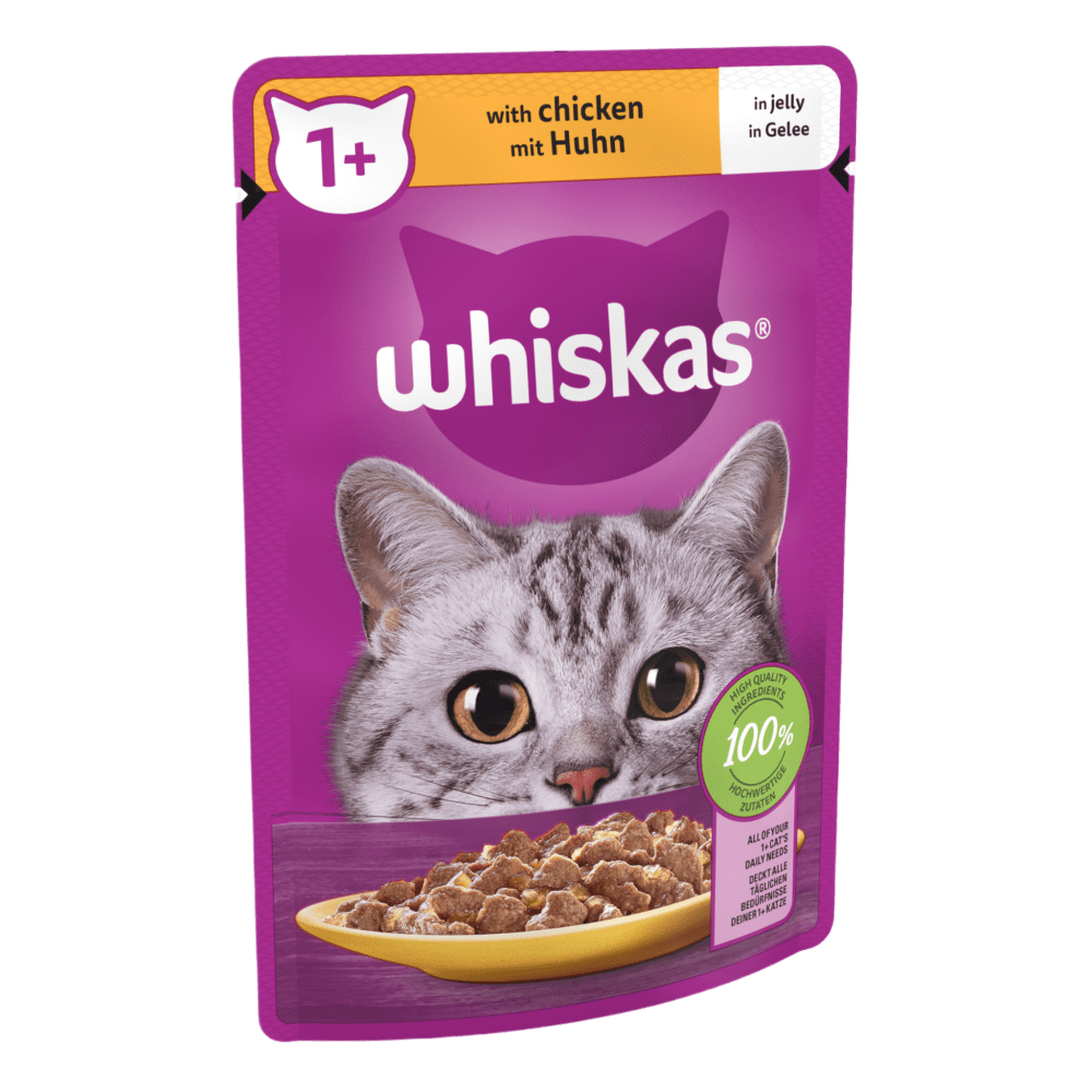 CLASSIC 1+ Adult with Chicken in Jelly Wet Cat Food Pouch