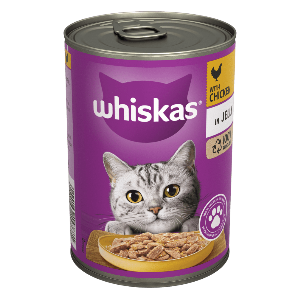 1+ Adult with Chicken in Jelly Wet Cat Food Tin