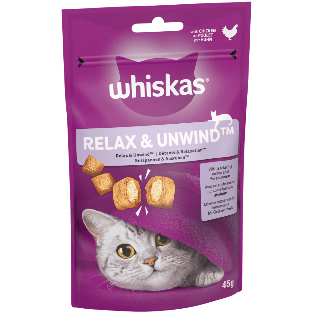 1+ Adult Cat Treats with Chicken Relax & Unwind